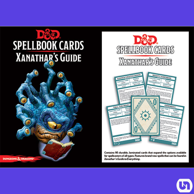 Dungeons & Dragons 5E: Spellbook Cards - Xanathar's Guide to Everything